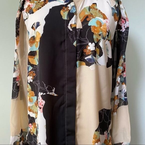 3.1 Phillip Lim Target Abstract Floral Blouse - Picture 3 of 14